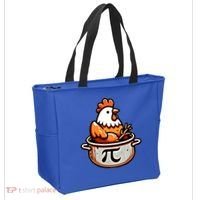 Chicken Pot Pie Funny Math Pun Chicken Pot Pi Day Gift Tote Bag thumb 2