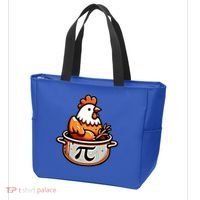 Chicken Pot Pie Funny Math Pun Chicken Pot Pi Day Gift Tote Bag thumb 3