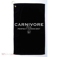 Carnivore Ph.D Perfect Human Diet Meat Eater Golf Towel thumb 0