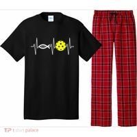 Christian Pickleball Player Ichthys Jesus Fish Symbol Pajama Set thumb 0
