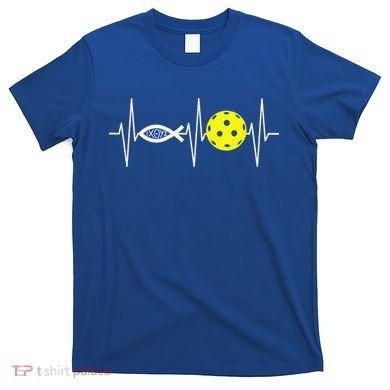 Christian Pickleball Player Ichthys Jesus Fish Symbol T-Shirt