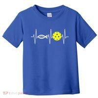 Christian Pickleball Player Ichthys Jesus Fish Symbol Toddler T-Shirt thumb 0