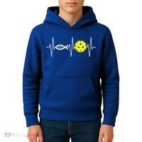 Christian Pickleball Player Ichthys Jesus Fish Symbol Kids Hoodie thumb 4