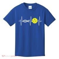 Christian Pickleball Player Ichthys Jesus Fish Symbol Kids T-Shirt thumb 0