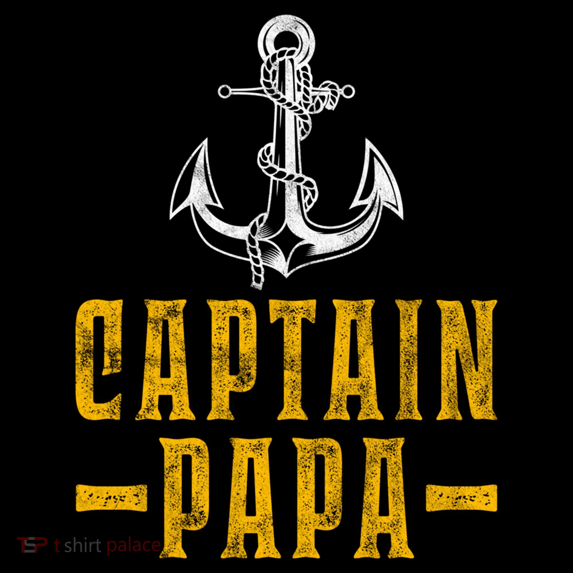 Captain Papa Pontoon Boat Owner Captain Sailors Boating Gift Doggie Tank