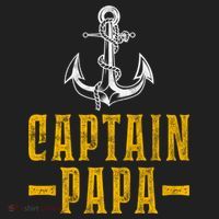 Captain Papa Pontoon Boat Owner Captain Sailors Boating Gift Hat thumb 2