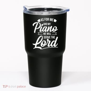Christian Piano Player Design Serve The Lord Pianist Gift Tumbler