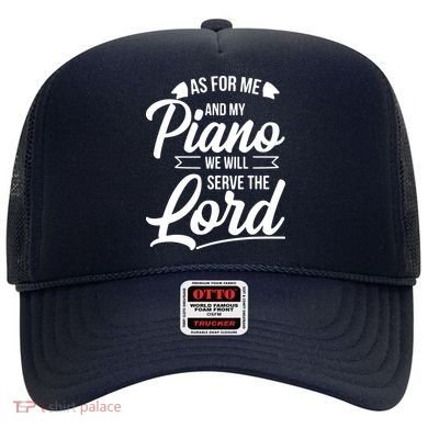 Christian Piano Player Design Serve The Lord Pianist Gift Hat