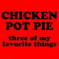 Chicken Pot Pie 3 Of My Favorite Things Santa Hat thumb 1