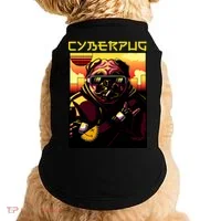 Cyberpug Parody Pug Dog Cyber Punk Doggie Tank thumb 0