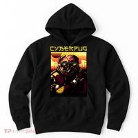 Cyberpug Parody Pug Dog Cyber Punk Hoodie thumb 0