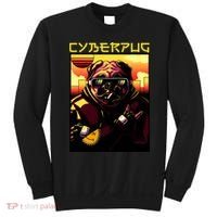 Cyberpug Parody Pug Dog Cyber Punk Sweatshirt thumb 0