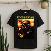 Cyberpug Parody Pug Dog Cyber Punk T-Shirt thumb 2