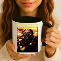 Cyberpug Parody Pug Dog Cyber Punk Coffee Mug thumb 3