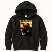 Cyberpug Parody Pug Dog Cyber Punk Kids Hoodie thumb 0