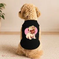 Cute Princess Pug Dog Doggie Tank thumb 2