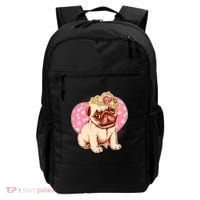 Cute Princess Pug Dog Backpack thumb 0