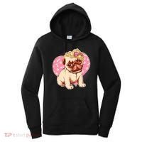 Cute Princess Pug Dog Women's Hoodie thumb 0