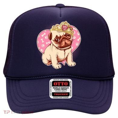 Cute Princess Pug Dog Hat