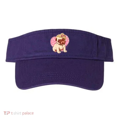 Cute Princess Pug Dog Visor