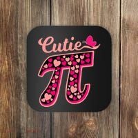 Cutie Pie Pie Day Shirt Butterfly And Hearts Coaster thumb 0