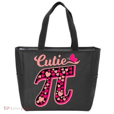 Cutie Pie Pie Day Shirt Butterfly And Hearts Tote Bag