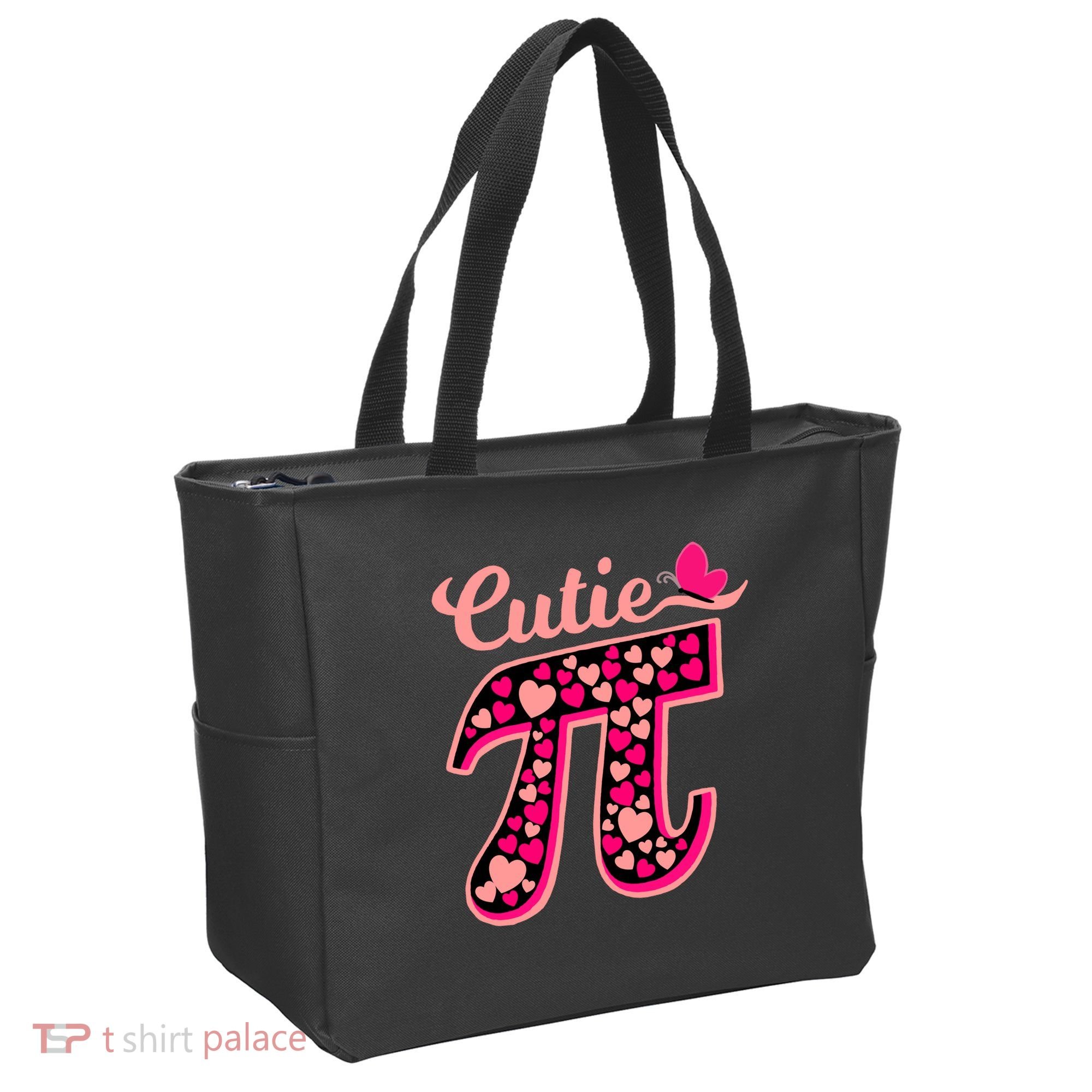 Cutie Pie Pie Day Shirt Butterfly And Hearts Tote Bag