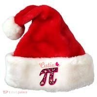 Cutie Pie Pie Day Shirt Butterfly And Hearts Santa Hat thumb 0