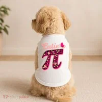 Cutie Pie Pie Day Shirt Butterfly And Hearts Doggie Tank thumb 2
