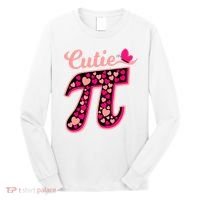 Cutie Pie Pie Day Shirt Butterfly And Hearts Long Sleeve Shirt thumb 0