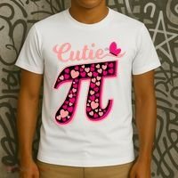 Cutie Pie Pie Day Shirt Butterfly And Hearts T-Shirt thumb 3