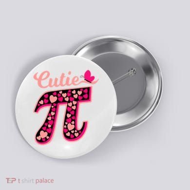 Cutie Pie Pie Day Shirt Butterfly And Hearts Button