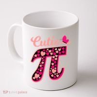 Cutie Pie Pie Day Shirt Butterfly And Hearts Coffee Mug thumb 0