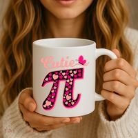 Cutie Pie Pie Day Shirt Butterfly And Hearts Coffee Mug thumb 3