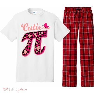 Cutie Pie Pie Day Shirt Butterfly And Hearts Pajama Set