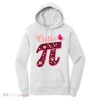 Cutie Pie Pie Day Shirt Butterfly And Hearts Women's Hoodie thumb 0