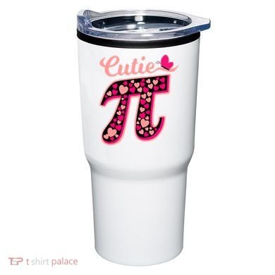 Cutie Pie Pie Day Shirt Butterfly And Hearts Tumbler