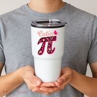 Cutie Pie Pie Day Shirt Butterfly And Hearts Tumbler thumb 2