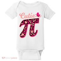 Cutie Pie Pie Day Shirt Butterfly And Hearts Baby Bodysuit thumb 0
