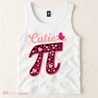 Cutie Pie Pie Day Shirt Butterfly And Hearts Tank Top thumb 2