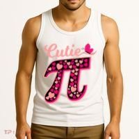 Cutie Pie Pie Day Shirt Butterfly And Hearts Tank Top thumb 3
