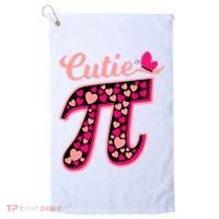 Cutie Pie Pie Day Shirt Butterfly And Hearts Golf Towel thumb 0