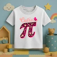 Cutie Pie Pie Day Shirt Butterfly And Hearts Toddler T-Shirt thumb 3
