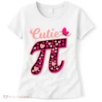 Cutie Pie Pie Day Shirt Butterfly And Hearts Women's T-Shirt thumb 0