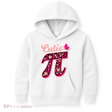 Cutie Pie Pie Day Shirt Butterfly And Hearts Kids Hoodie