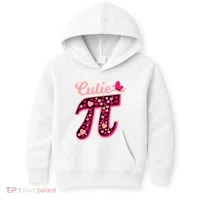 Cutie Pie Pie Day Shirt Butterfly And Hearts Kids Hoodie thumb 0