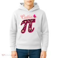Cutie Pie Pie Day Shirt Butterfly And Hearts Kids Hoodie thumb 4