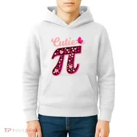 Cutie Pie Pie Day Shirt Butterfly And Hearts Kids Hoodie thumb 4