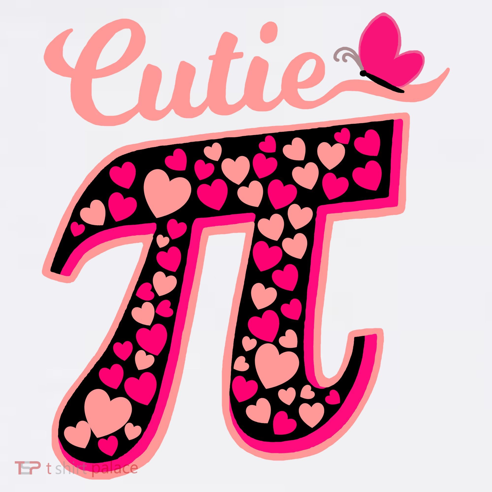Cutie Pie Pie Day Shirt Butterfly And Hearts Kids Long Sleeve Shirt