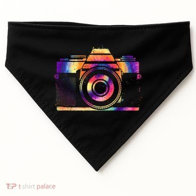 Camera Photographer Photographers Photography Creative Gift USA-Made Doggie Bandana